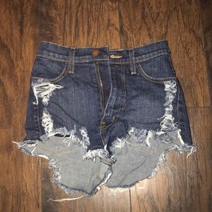 jean shorts